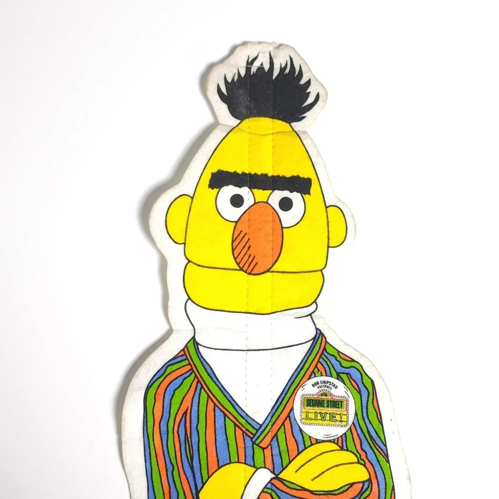 Vintage Sesame Street Felt Pennant‎ Lot 1980's